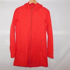 Cloudveil Red Soft Shell Fleece Lined hooded water resistant Jacket Coat Women S